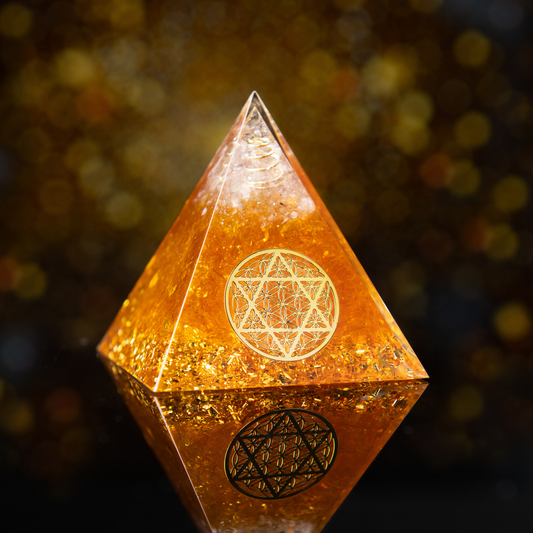 Citrin Orgonit-Pyramide der Manifestation