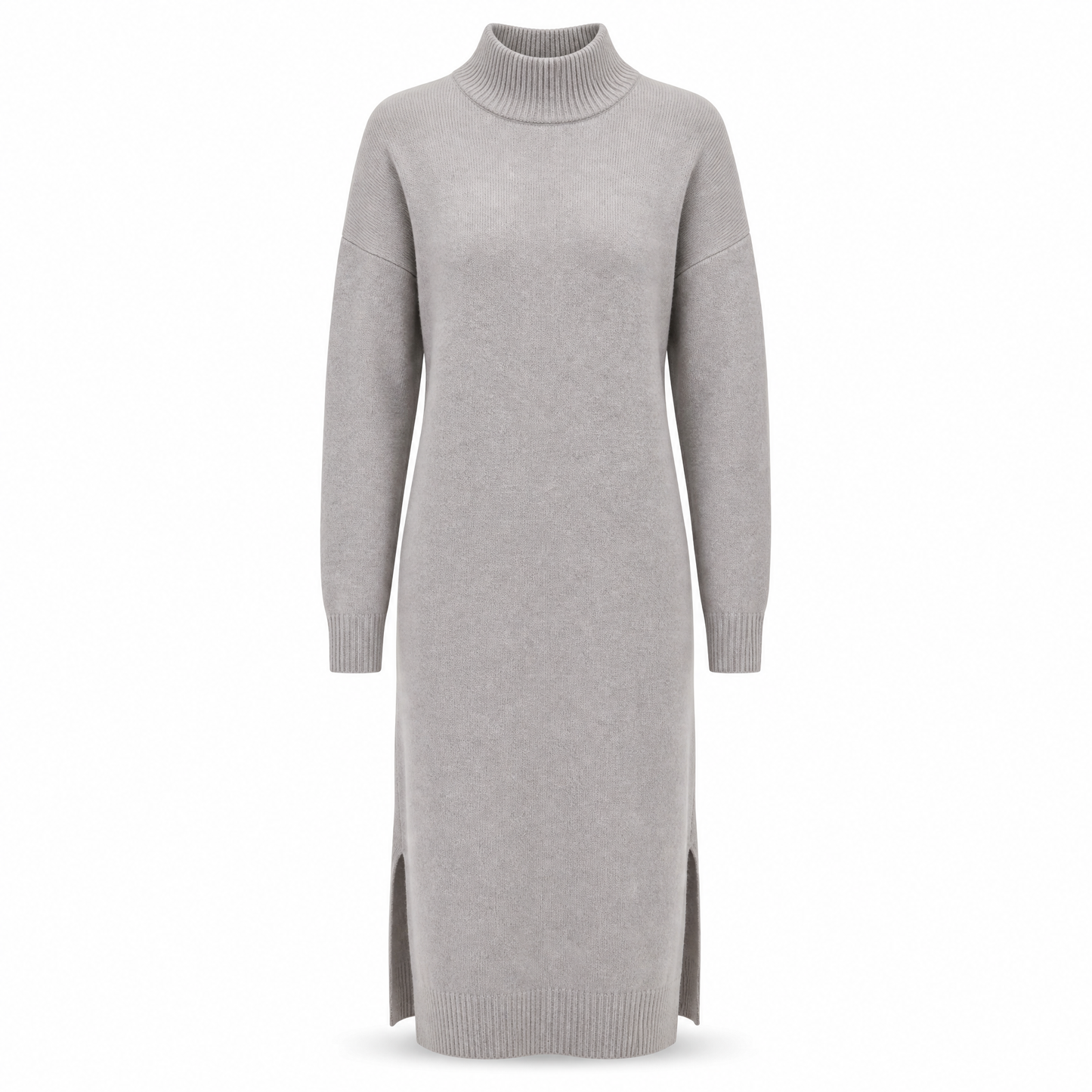 Solveig Pulloverkleid in Taubengrau