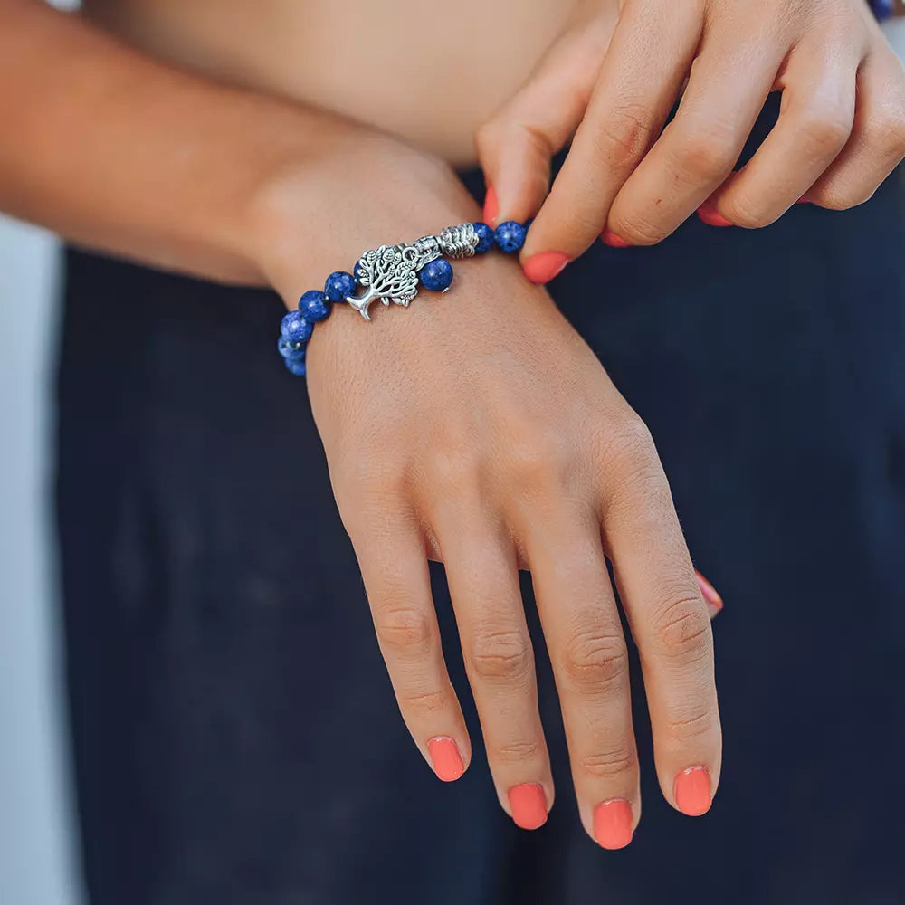 Lapis Lazuli Baum Des Lebens Armband