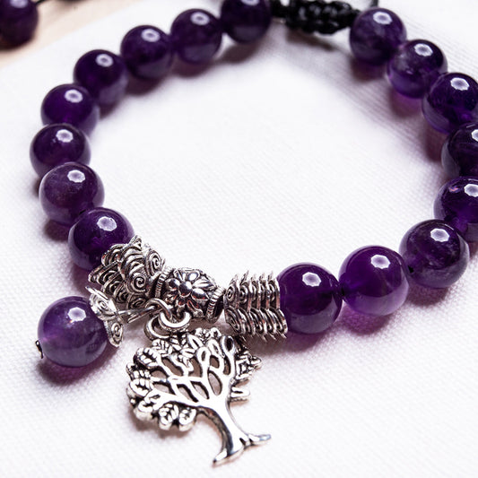 Amethyst Baum des Lebens Armband