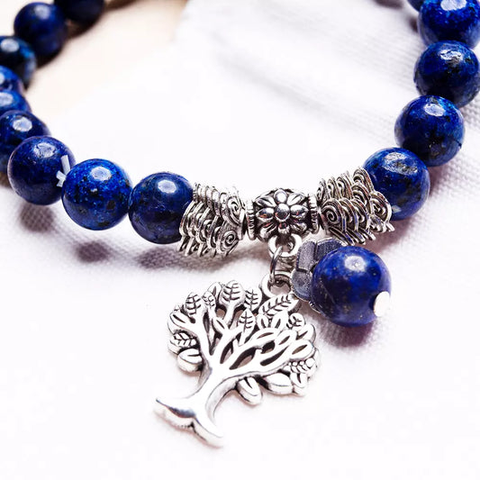 Lapis Lazuli Baum Des Lebens Armband