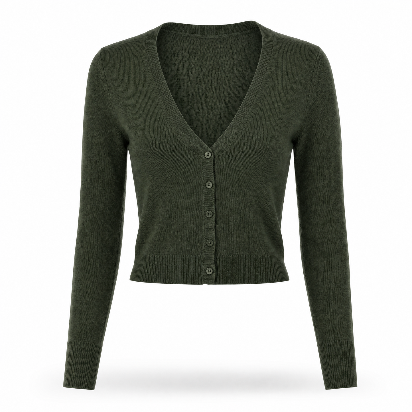 Juniper Cardigan in Tannengrün