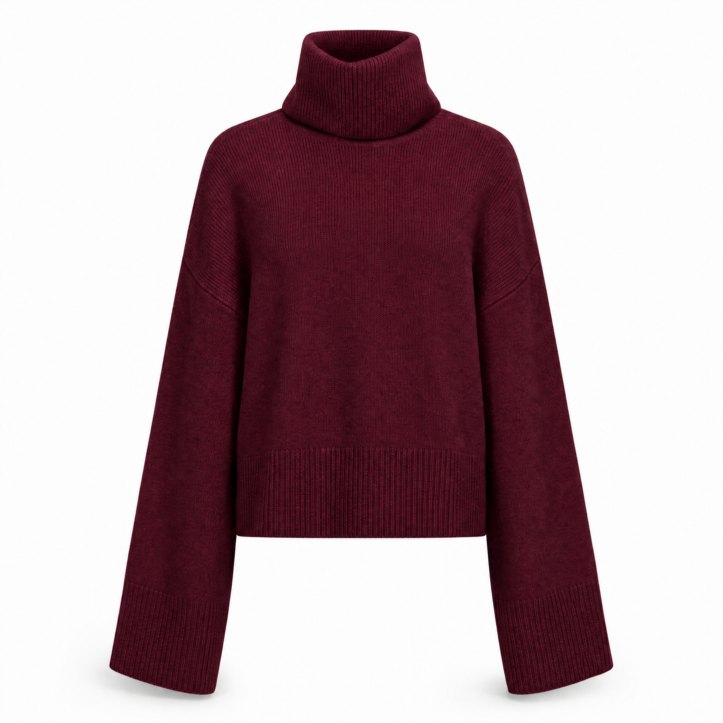 Freya Rollkragenpullover in Weinrot