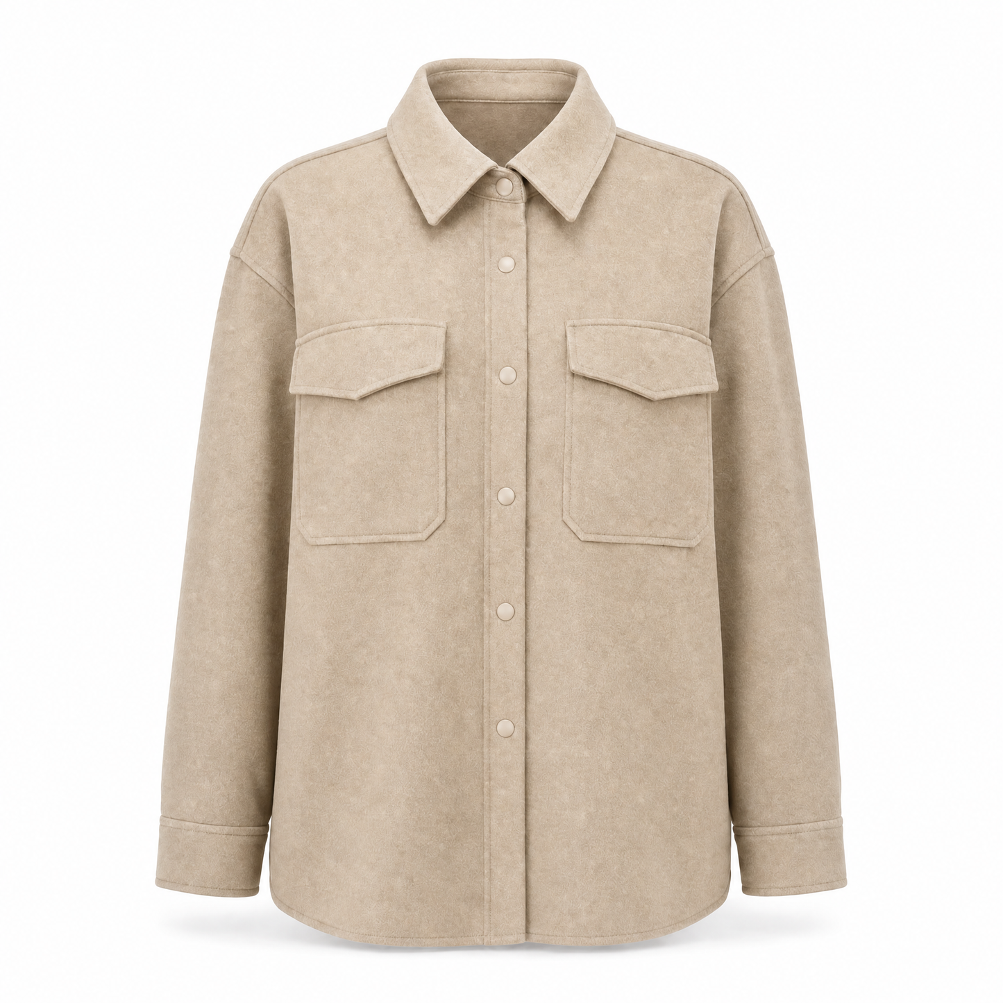 Ebba Overshirt in Sandbeige