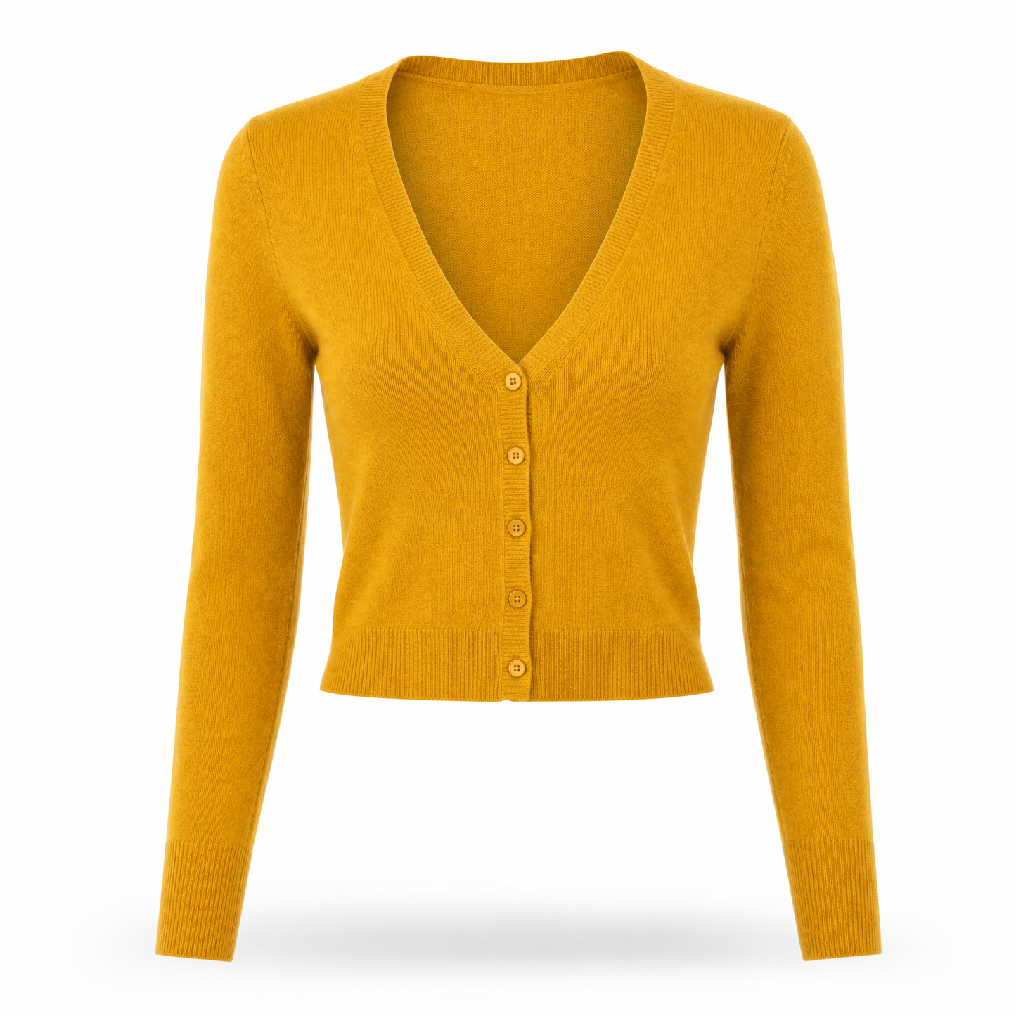 Juniper Cardigan in Ocker