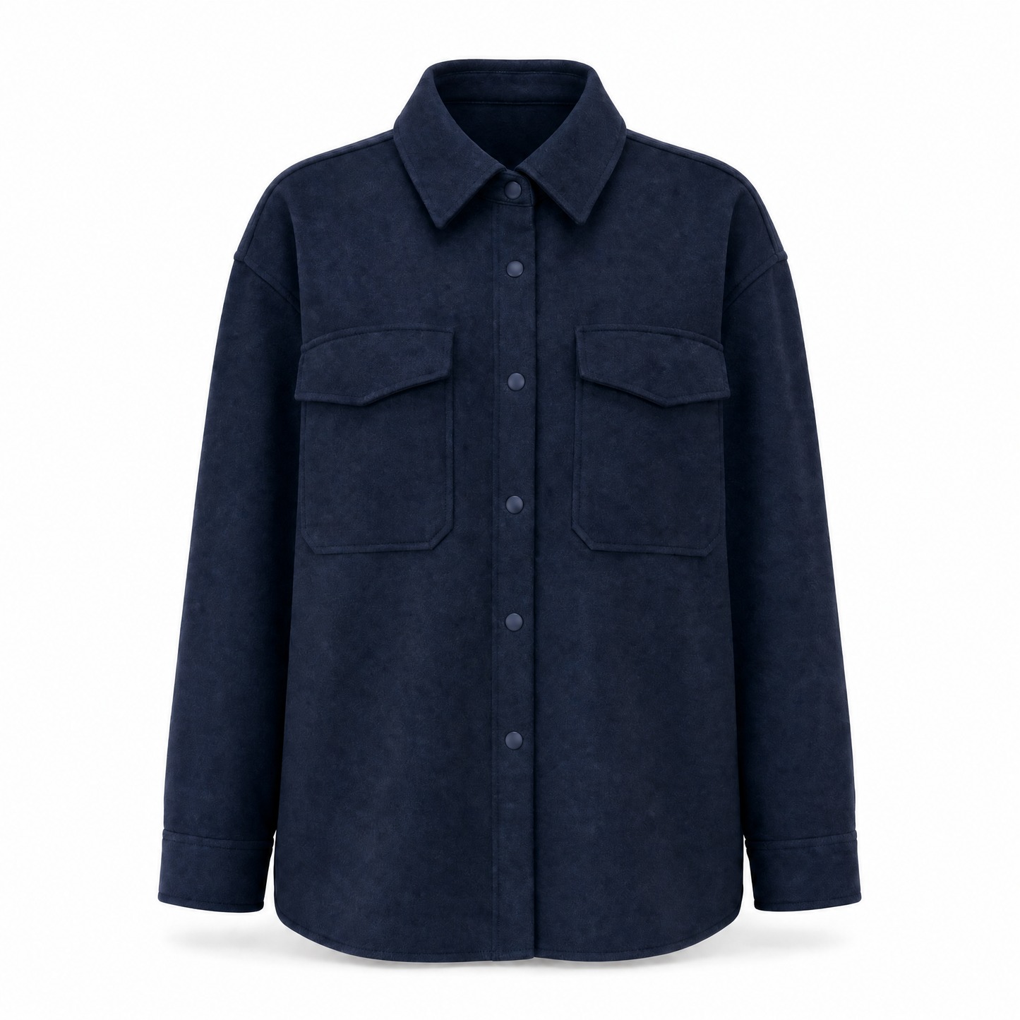 Ebba Overshirt in Marineblau
