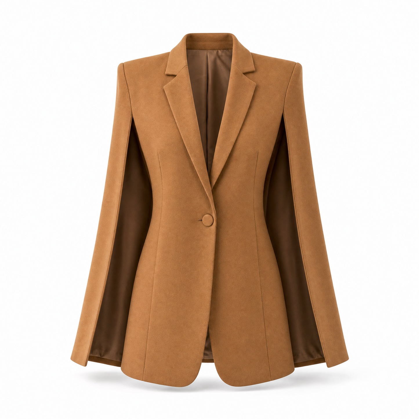 Margot Cape-Blazer in Kamel