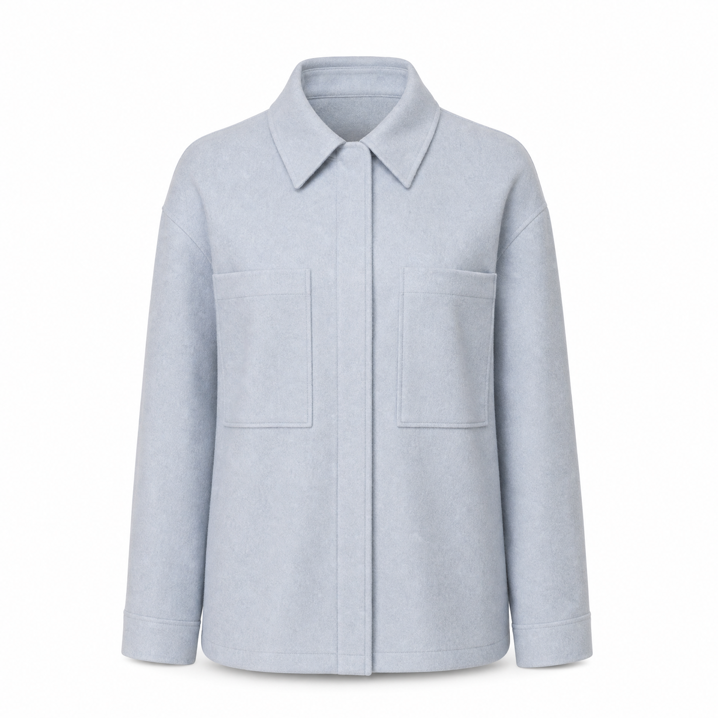 Frida Hemdjacke in Rauchblau