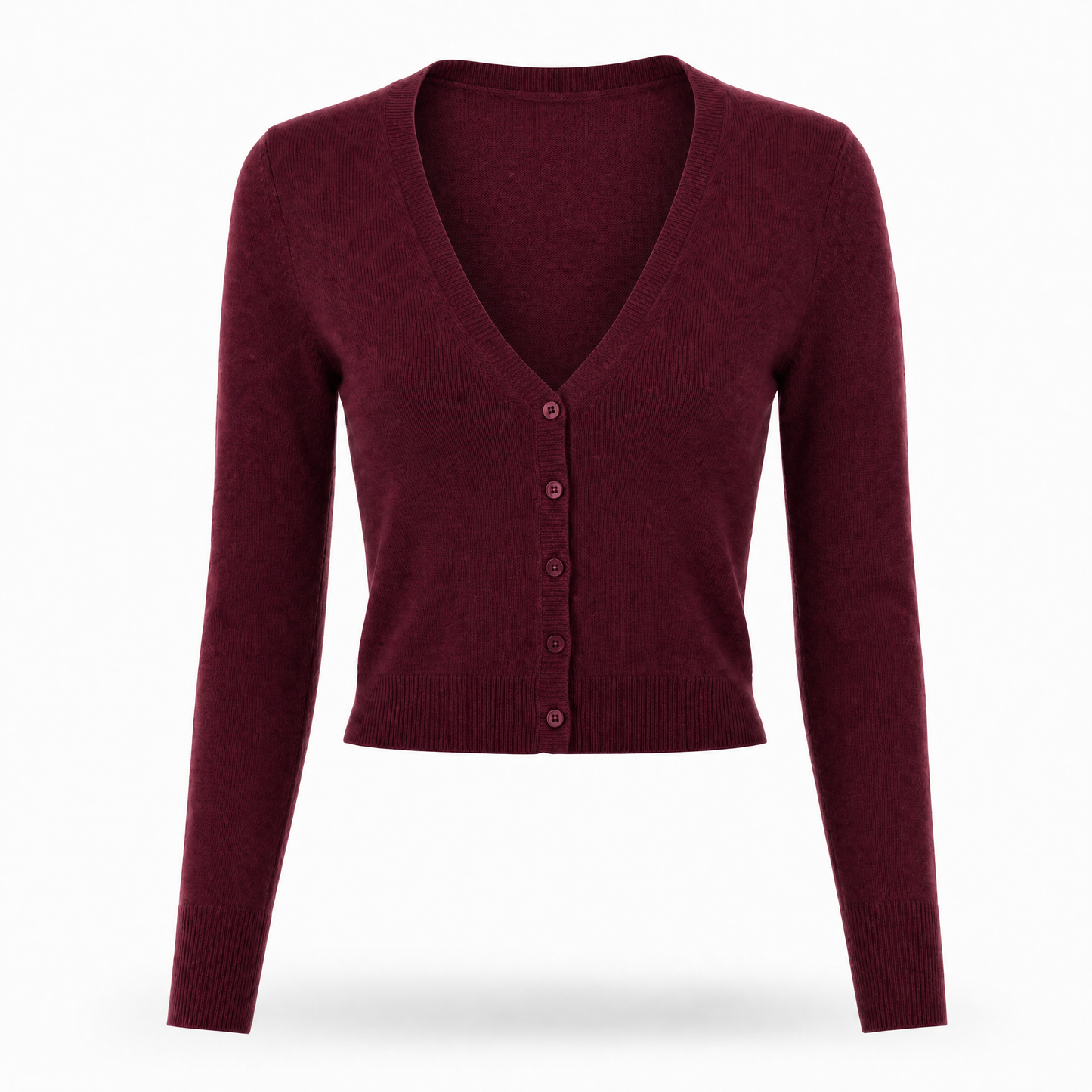 Juniper Cardigan in Burgunder