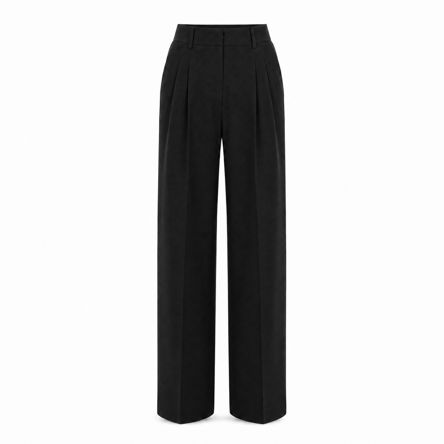 Sienna Bundfaltenhose in Schwarz