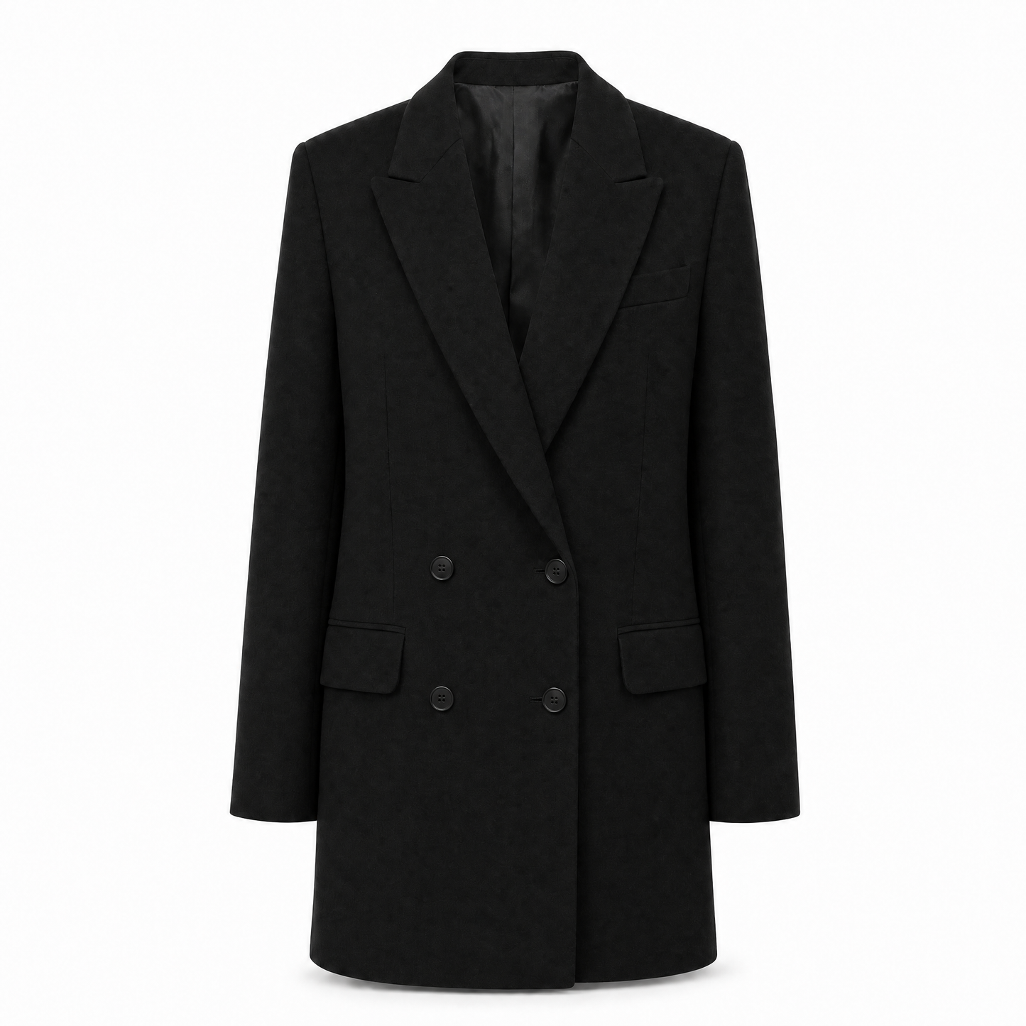 Camille Doppelreiher-Blazer in Schwarz