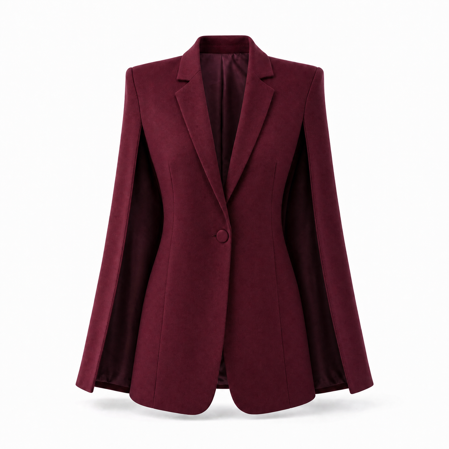Margot Cape-Blazer in Bordeaux